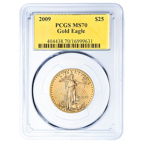 2009\u0020PCGS\u0020MS\u002D70\u00201\u002F2\u0020oz\u0020American\u0020Gold\u0020Eagle\u0020Coin\u0020\u002D\u0020Gold\u0020Foil\u0020Label