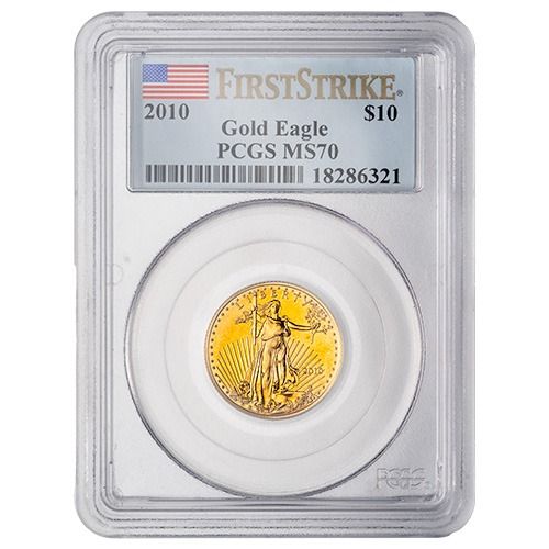 2010\u0020PCGS\u0020MS\u002D70\u0020First\u0020Strikes\u00201\u002F4\u0020oz\u0020American\u0020Gold\u0020Eagle\u0020Coin