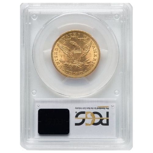 1907 PCGS MS-64 $10 Liberty Head Gold Eagle Coin
