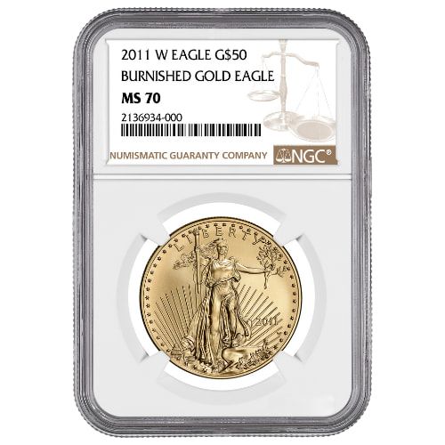 2011\u002DW\u0020NGC\u0020MS\u002D70\u00201\u0020oz\u0020American\u0020Gold\u0020Eagle\u0020Burnished\u0020Coin