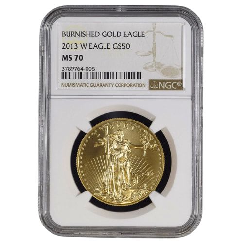 2013\u002DW\u0020NGC\u0020MS\u002D70\u00201\u0020oz\u0020American\u0020Gold\u0020Eagle\u0020Burnished\u0020Coin