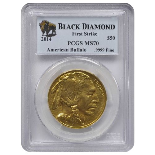 2014\u0020PCGS\u0020MS\u002D70\u0020First\u0020Strike\u00201\u0020oz\u0020American\u0020Gold\u0020Buffalo\u0020Coin\u0020\u002D\u0020Black\u0020Diamond\u0020Label