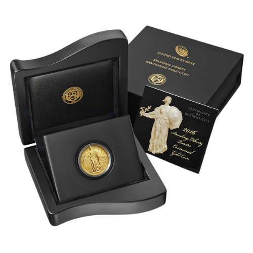 2016\u002DW\u00201\u002F4\u0020oz\u0020Standing\u0020Liberty\u0020Gold\u0020Quarter\u0020Dollar\u0020Coin\u0020with\u0020Box\u0020\u0026\u0020COA