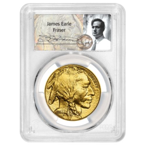 PCGS\u0020MS\u002D70\u00201\u0020of\u0020500\u0020Foil\u0020Label\u0020James\u0020Earl\u0020Fraser\u0020Signature\u00202017\u0020American\u0020Gold\u0020Buffalo\u0020Coin