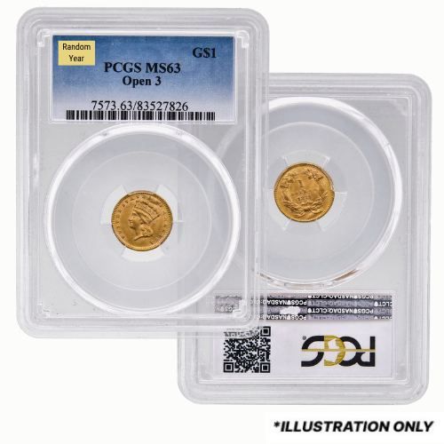 NGC\u002FPCGS\u0020MS\u002D63\u0020\u00241\u0020Liberty\u0020Gold\u0020Dollar\u0020Coin\u0020Type\u0020III\u0020\u002D\u0020Random\u0020Year