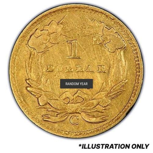 \u00241\u0020Liberty\u0020Head\u0020Gold\u0020Coin\u0020Type\u0020III\u0020VF\u0020\u002D\u0020Random\u0020Year