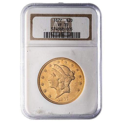 1877\u0020NGC\u0020VF\u002D35\u0020\u002420\u0020Liberty\u0020Double\u0020Eagle\u0020Gold\u0020Coin\u0020
