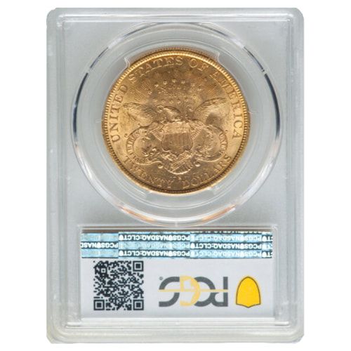 1894-S PCGS MS-62 $20 Liberty Double Eagle Gold Coin