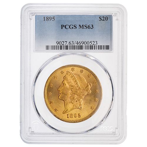 1895\u0020PCGS\u0020MS\u002D63\u0020\u002420\u0020Liberty\u0020Double\u0020Eagle\u0020Gold\u0020Coin