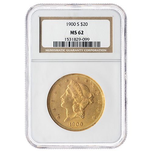 1900\u002DS\u0020NGC\u0020MS\u002D62\u0020\u002420\u0020Liberty\u0020Double\u0020Eagle\u0020Gold\u0020Coin\u0020