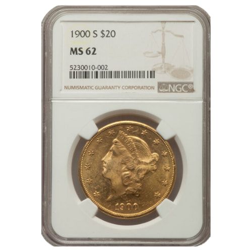 1900\u002DS\u0020NGC\u0020MS\u002D62\u0020\u002420\u0020Liberty\u0020Double\u0020Eagle\u0020Gold\u0020Coin\u0020