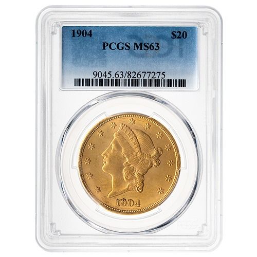 1904\u0020PCGS\u0020MS\u002D63\u0020\u002420\u0020Liberty\u0020Double\u0020Eagle\u0020Gold\u0020Coin