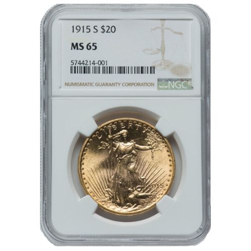 1915\u002DS\u0020NGC\u0020MS\u002D65\u0020\u002420\u0020St.\u0020Gaudens\u0020Double\u0020Eagle\u0020Gold\u0020Coin