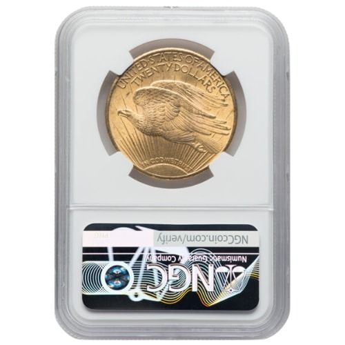 1925 NGC MS-64 $20 St. Gaudens Double Eagle Gold Coin
