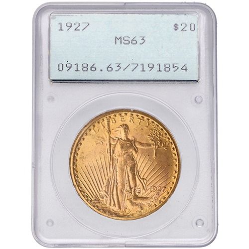 PCGS\u0020MS\u002D63\u0020\u002420\u0020Liberty\u0020Double\u0020Eagle\u0020Gold\u0020Coin\u0020\u002D\u0020Rattler\u0020Holder\u0020\u002D\u0020Random\u0020Year