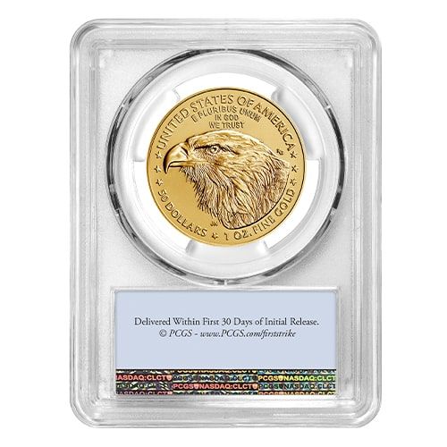 2021 1 oz PCGS MS-70 First Strike Type 2 American Gold Eagle