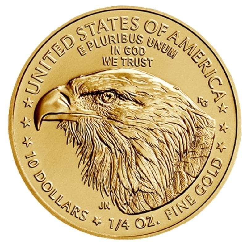 2023 1/4 oz American Gold Eagle Coin BU - Obverse
