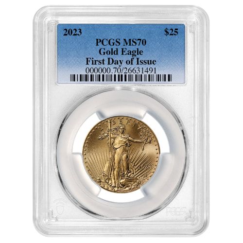 2023\u0020PCGS\u0020MS\u002D70\u0020First\u0020Day\u0020Of\u0020Issue\u00201\u002F2\u0020oz\u0020American\u0020Gold\u0020Eagle\u0020Coin