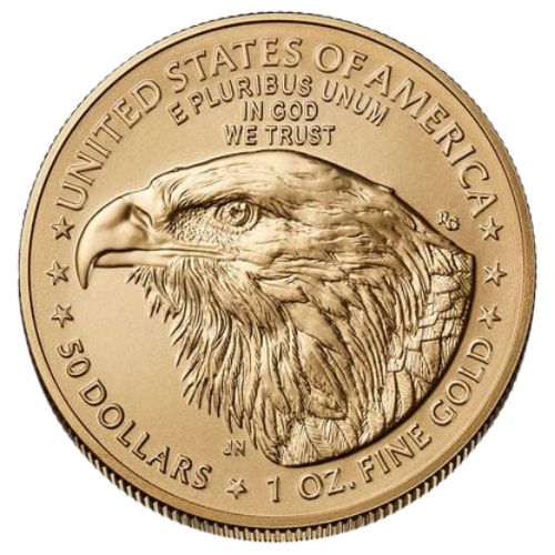 2024-W 1 oz American Gold Eagle Burnished Coin w/ Box and COA