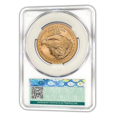 2024-W CAC MS-70 First Day Of Delivery 1 oz American Gold Eagle Burnished Coin