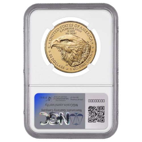 2024 NGC MS-70 イーグル銀貨　FIRST DAY 2024 American Silver Eagle - NGC MS70 First Day Issue Grade
