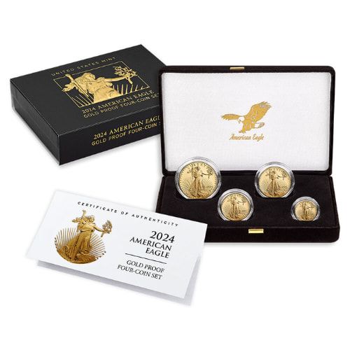 2024\u002DW\u0020American\u0020Gold\u0020Eagle\u0020Proof\u00204\u002DCoin\u0020Set\u0020w\u002FBox\u0020and\u0020COA