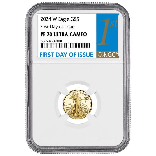 2024-W NGC PF-70 First Day of Issue American Gold Eagle Proof 4-Coin Set