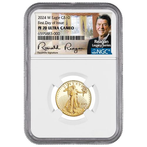Buy 2024-W NGC PF-70 First Day of Issue American Gold Eagle Proof