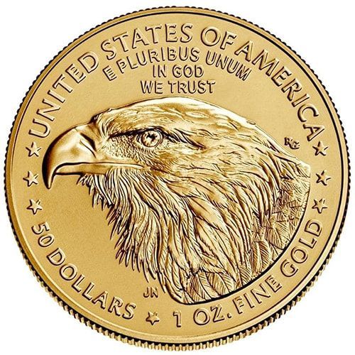 2025 1 oz American Gold Eagle Coin Reverse