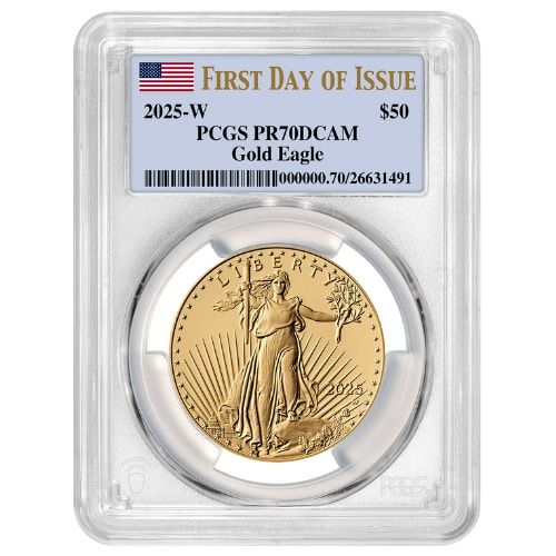 2025\u002DW\u0020PCGS\u0020PR\u002D70\u0020First\u0020Day\u0020of\u0020Issue\u0020Deep\u0020Cameo\u00201\u0020oz\u0020American\u0020Gold\u0020Eagle\u0020Proof\u0020Coin