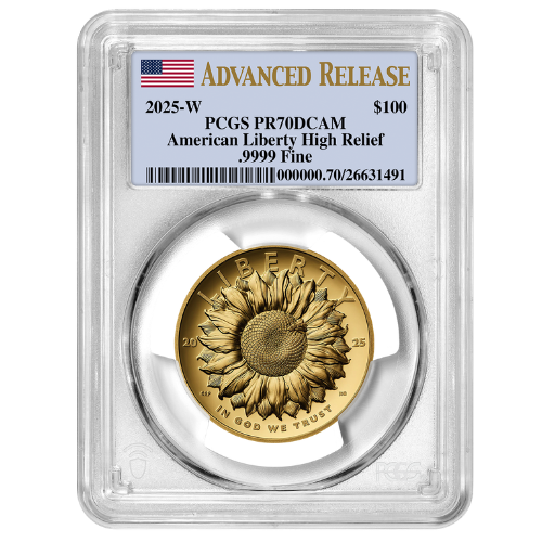 2025\u002DW\u0020PCGS\u0020PR\u002D70\u0020Advanced\u0020Releases\u00201\u0020oz\u0020American\u0020Liberty\u0020High\u0020Relief\u0020Gold\u0020Coin
