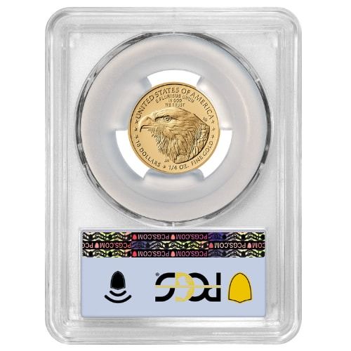 2025-W PCGS PR-70 Deep Cameo First Day of Issue American Gold Eagle Proof 4-Coin Set