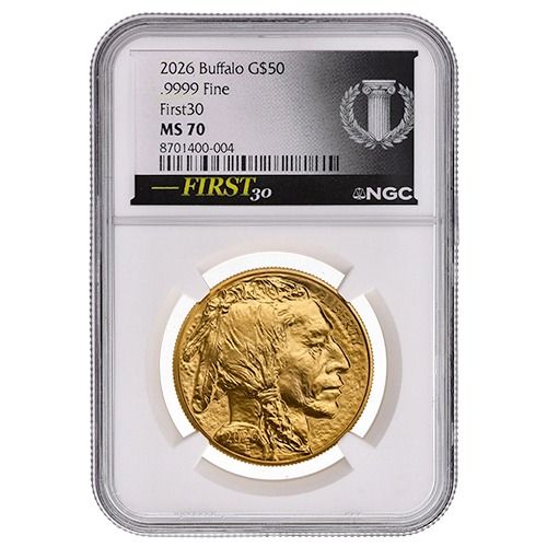 2026\u0020NGC\u0020MS\u002D70\u0020FIRST30\u2122\u00201\u0020oz\u0020American\u0020Gold\u0020Buffalo\u0020Coin\u0020