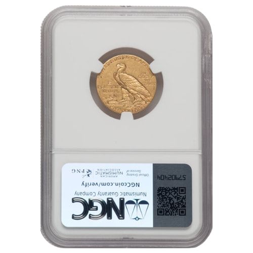 Buy 1909-O NGC AU-55 $5 Indian Half Eagle Gold Coin | SD Bullion