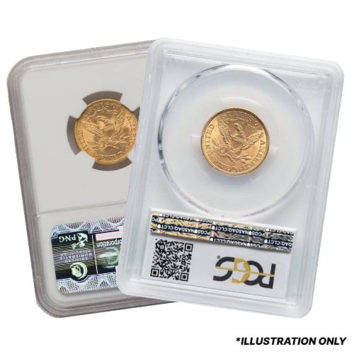 Buy NGC/PCGS MS-65 $5 Liberty Half Eagle Gold Coin - Random Year