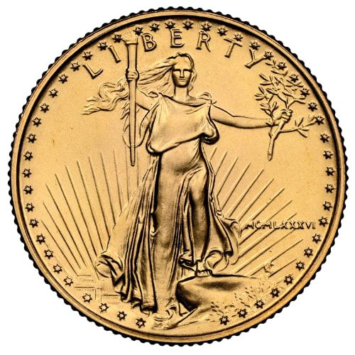 1986 NGC MS-69 1/4 oz American Gold Eagle Coin