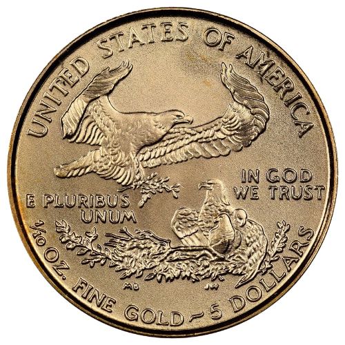Buy 1999 1/10 oz American Eagle Gold Coin | SD Bullion