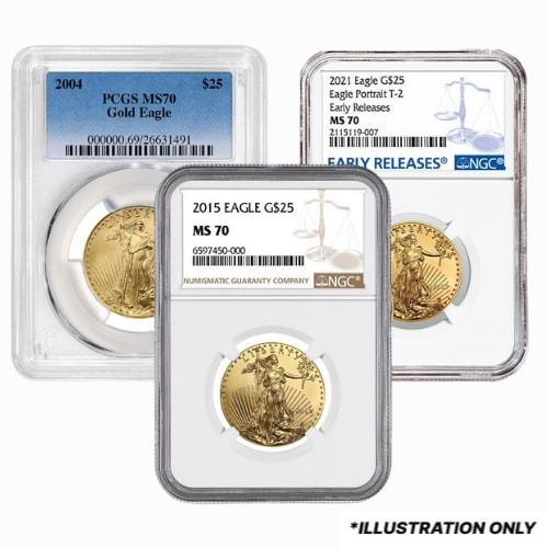 1\u002F2\u0020oz\u0020NGC\u002FPCGS\u0020MS\u002D70\u0020American\u0020Gold\u0020Eagle\u0020Coin\u0020\u002D\u0020Random\u0020Year