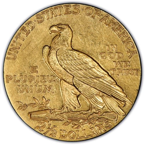 $2.50 Indian Quarter Eagle Gold Coin (BU) - Random Year