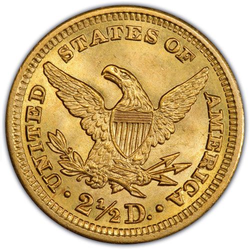$2.50 Liberty Quarter Eagle Gold Coin (BU) - Random Year