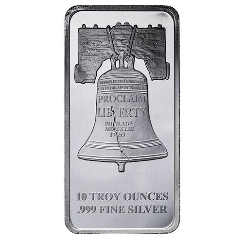 Buy 10 oz SD Bullion Proclaim Liberty Silver Bar | SD Bullion