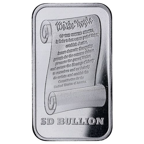 1 oz SD Bullion Proclaim Liberty Silver Bar