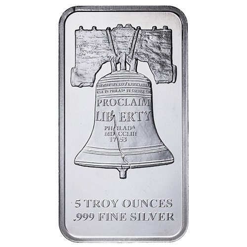 5 oz SD Bullion Proclaim Liberty Silver Bar