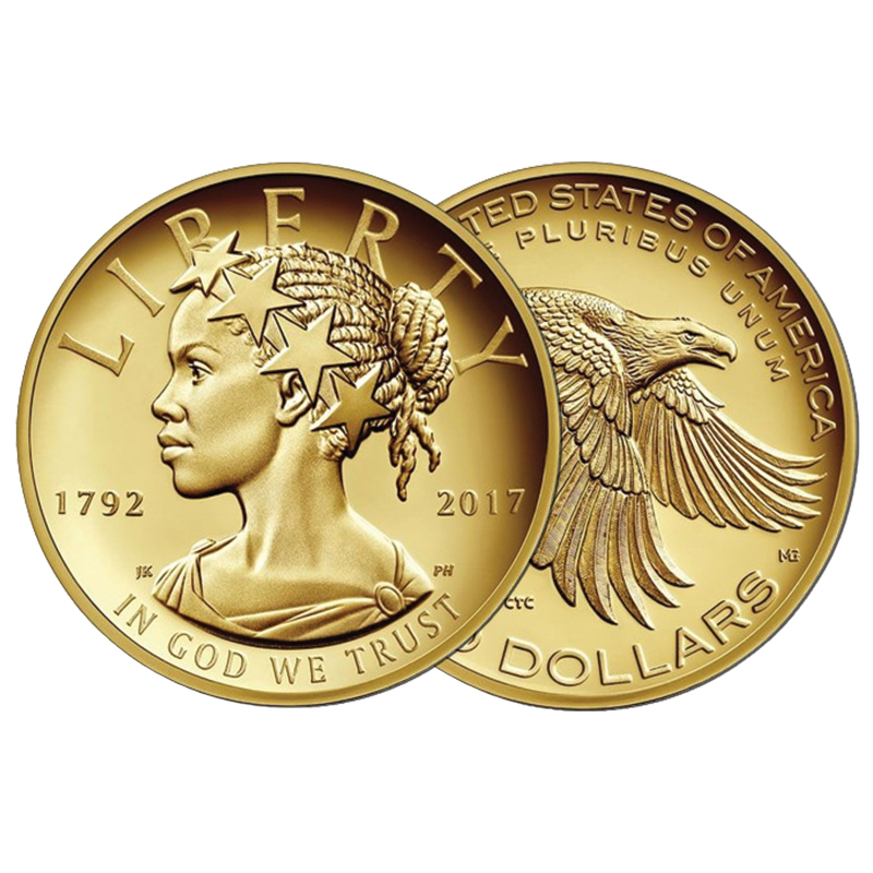 2017-W 1 oz American Liberty Gold High Relief Proof Coin - US Mint 225th Anniversary w/Box & COA