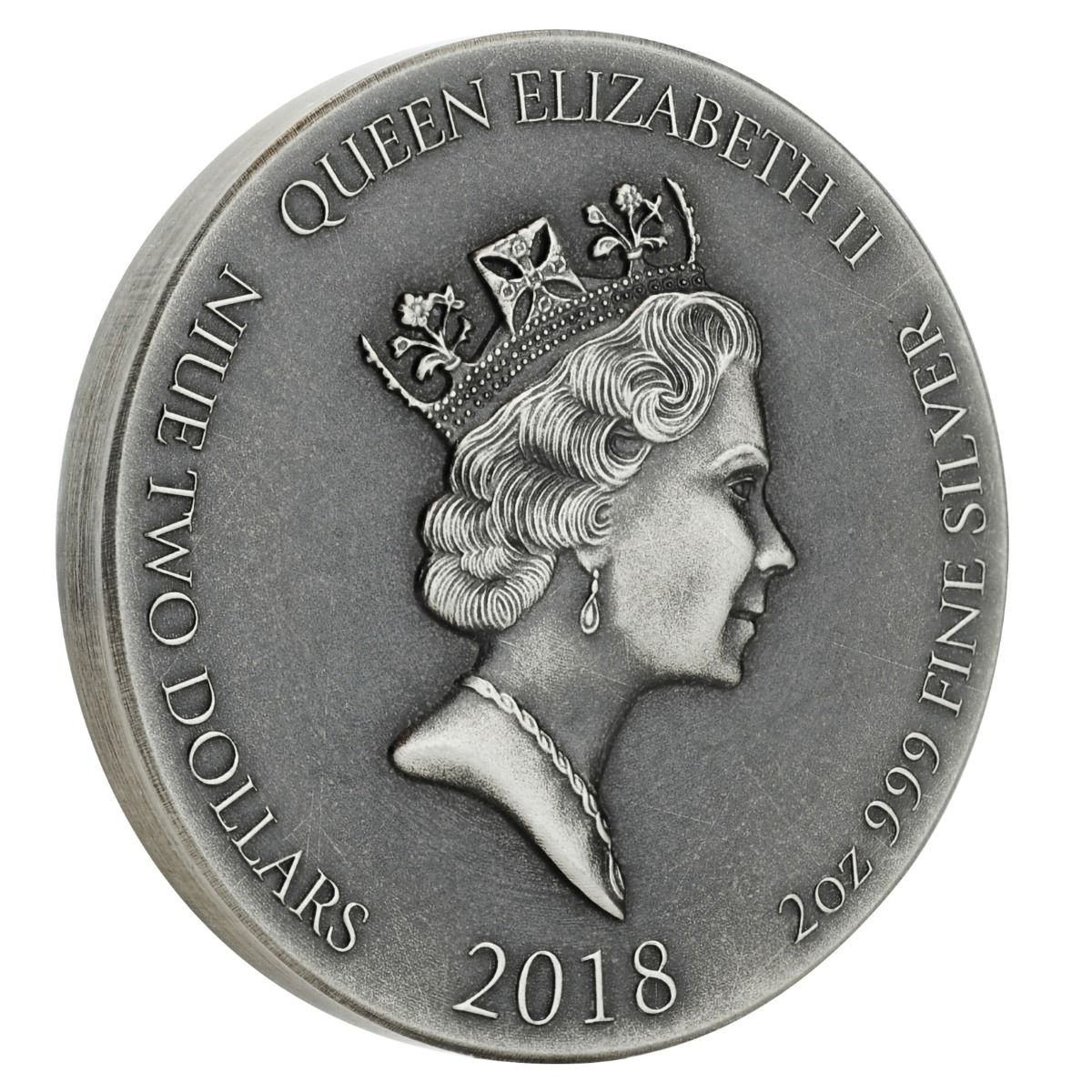 Buy 2018 2 oz Jesus Scourged Biblical Silver Coin Series | SD Bullion