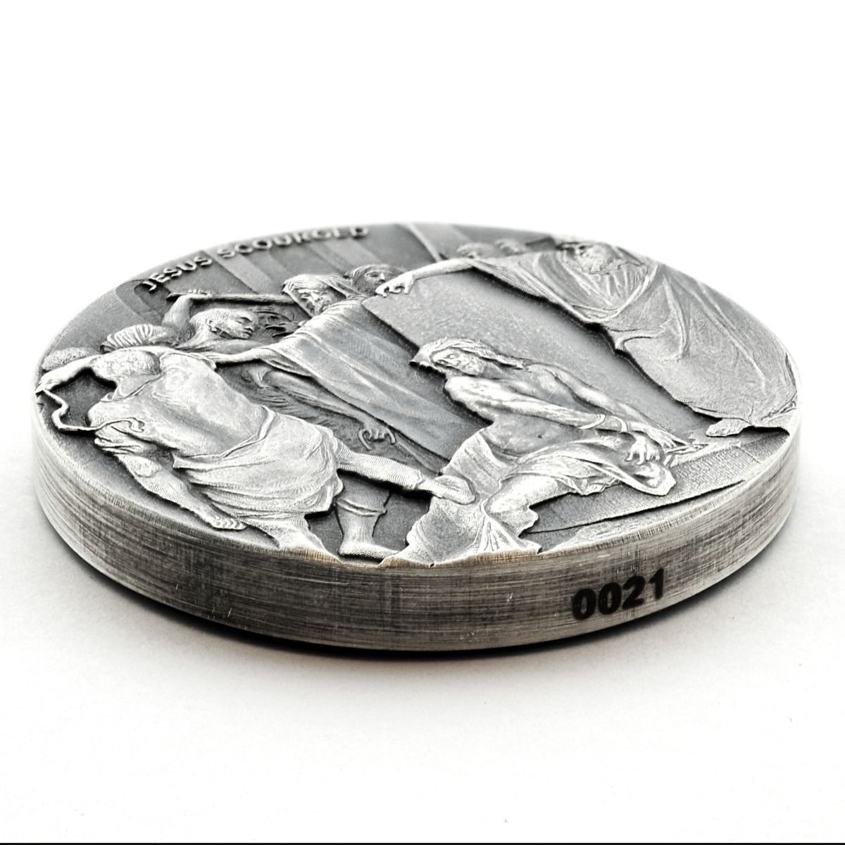 Buy 2018 2 oz Jesus Scourged Biblical Silver Coin Series | SD Bullion