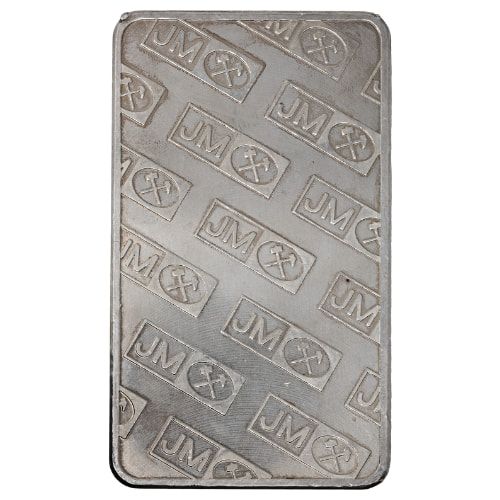 Buy 100 oz Extruded Johnson Matthey Silver Bar | SD Bullion