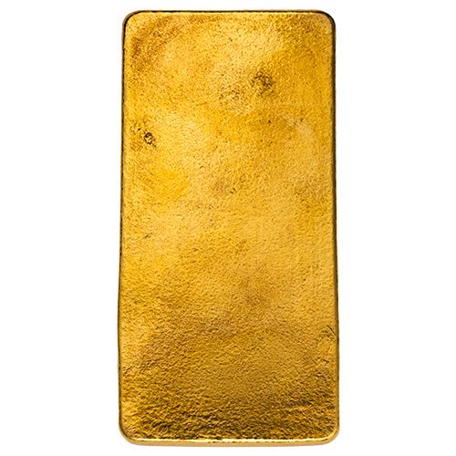 10 oz Johnson Matthey Poured Gold Bar