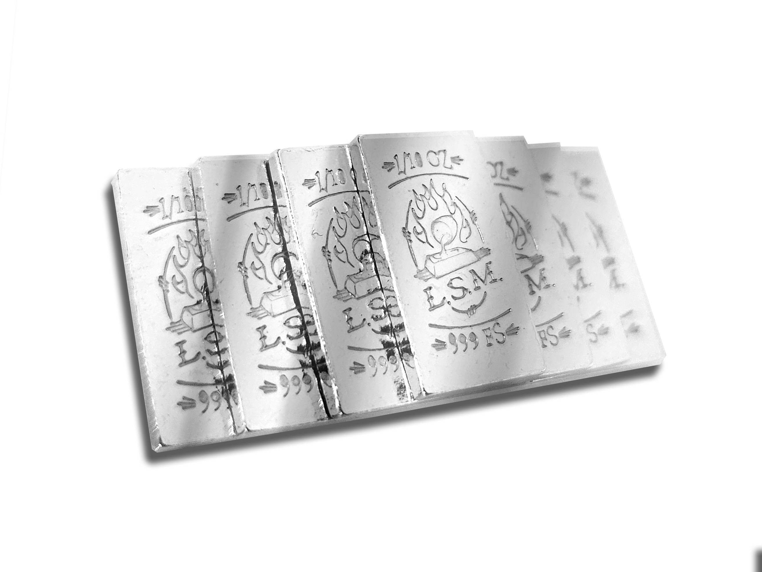 Buy 1/10th oz Local Silver Mint Barter Bag (10 Bars Included) | SD