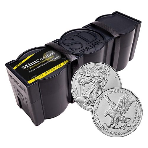2021\u0020Silver\u0020Eagle\u0020Mini\u0020Monster\u0020Box\u0020\u002D\u0020MintCertified\u2122\u0020\u0028100\u0020Count,\u0020Type\u00202\u0029